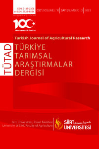 Türkiye Tarımsal Araştırmalar Dergisi