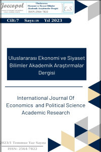 Uluslararası Ekonomi ve Siyaset Bilimleri Akademik Araştırmalar Dergisi