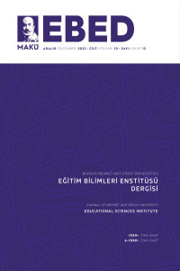 Mehmet Akif Ersoy University Journal of The Institute of Educational Sciences