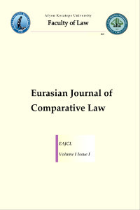 Eurasian Journal of Comparative Law Kapak resmi