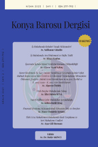 Konya Barosu Dergisi