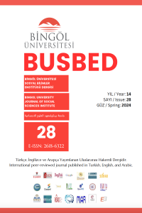 Bingöl University Journal of Social Sciences Institute