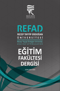 Recep Tayyip Erdoğan Üniversitesi Eğitim Fakültesi Dergisi