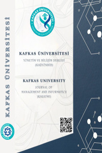 Kafkas University Journal of Management and Informatics