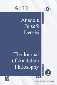 The Anatolian Journal of Philosophy