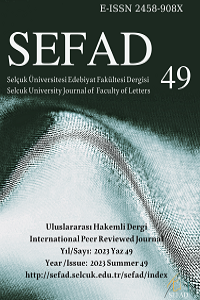 Selçuk Üniversitesi Edebiyat Fakültesi Dergisi
