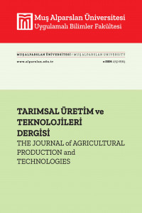 Journal Of Muş Alparslan University Agricultural Production And Technologies