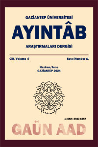 Gaziantep University Journal of Aintab Researches