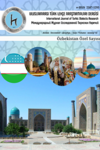 International Journal of Turkic Dialects Research (JTDR)