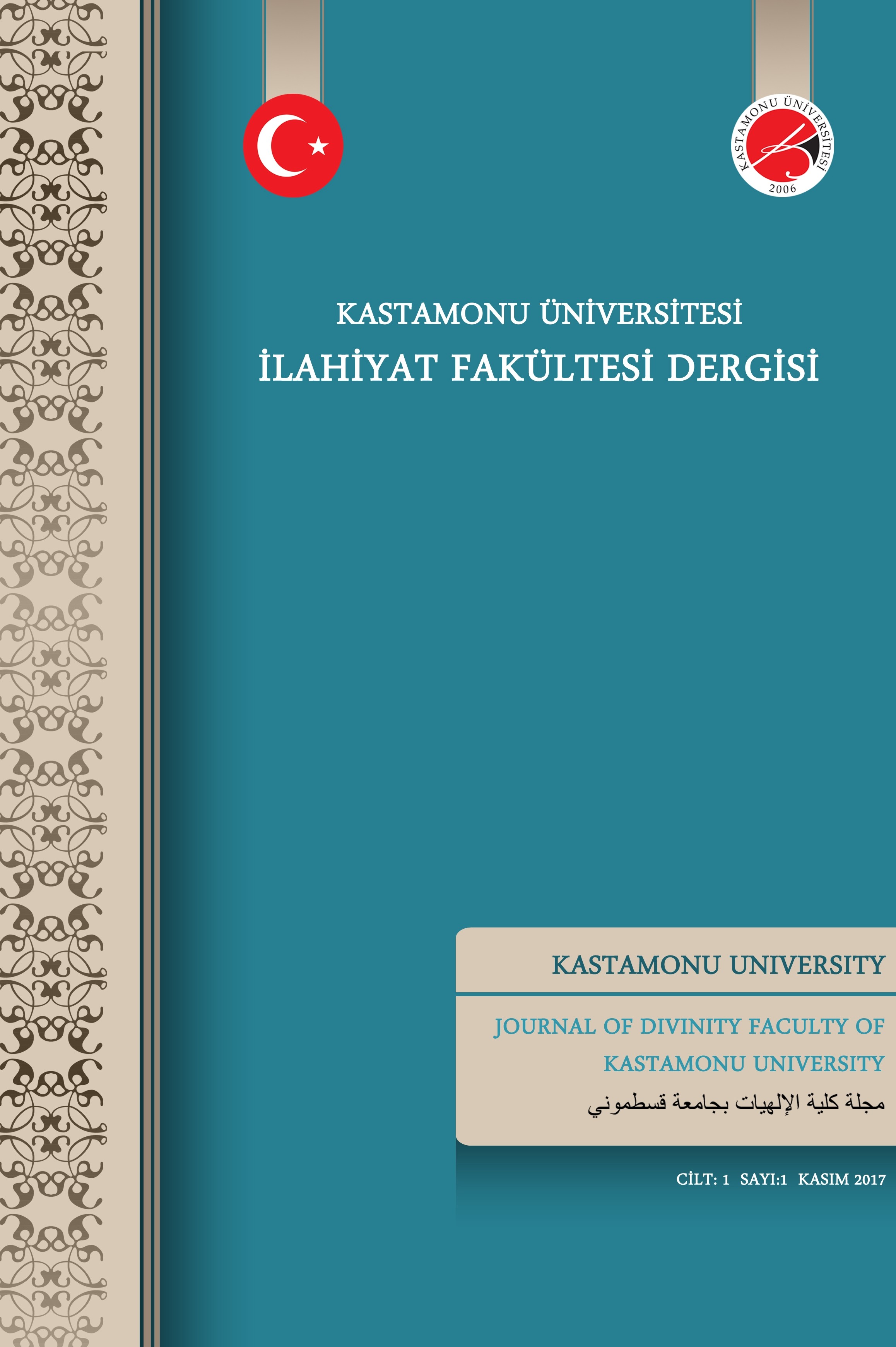 Kastamonu Üniversitesi İlahiyat Fakültesi Dergisi