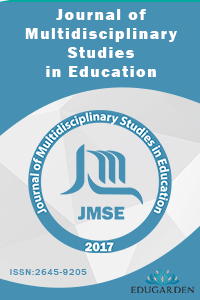 Journal of Multidisciplinary Studies in Education