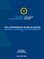 Beykent Üniversitesi Fen ve Mühendislik Bilimleri Dergisi